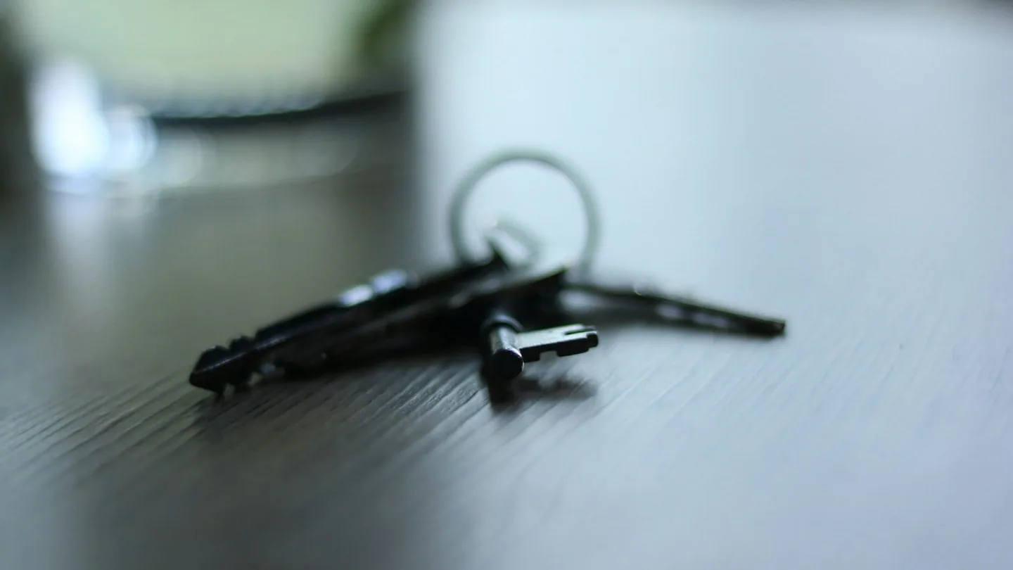 keys on a table