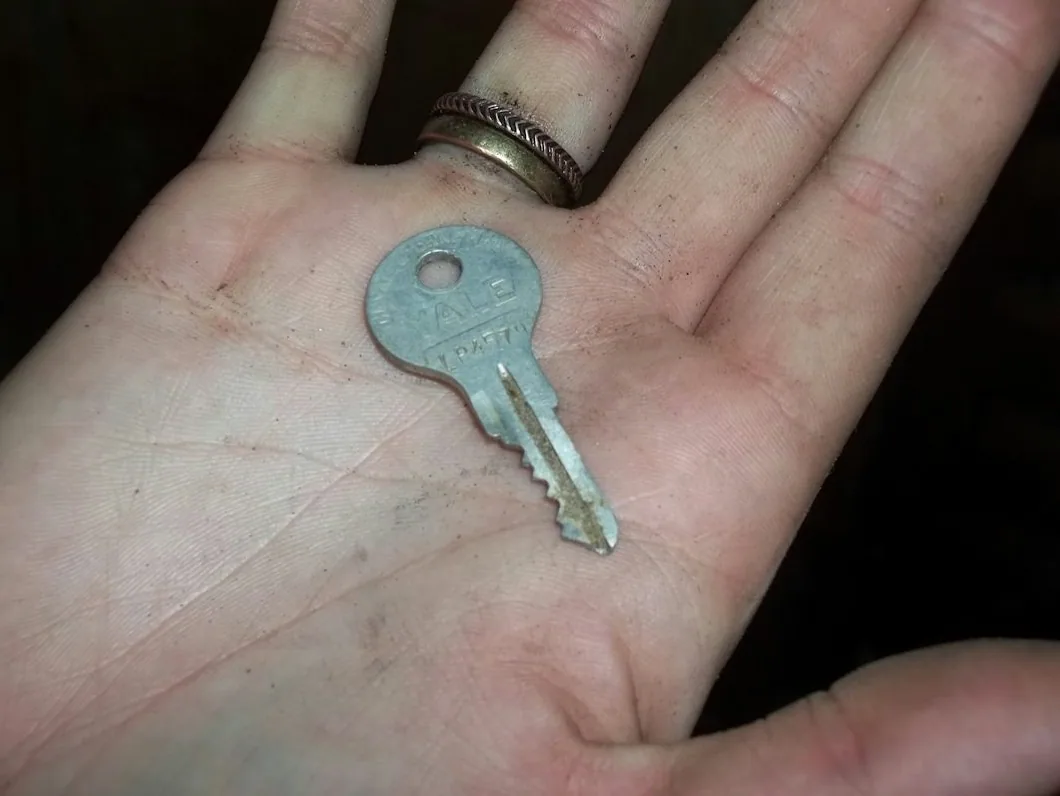 a key being decoded